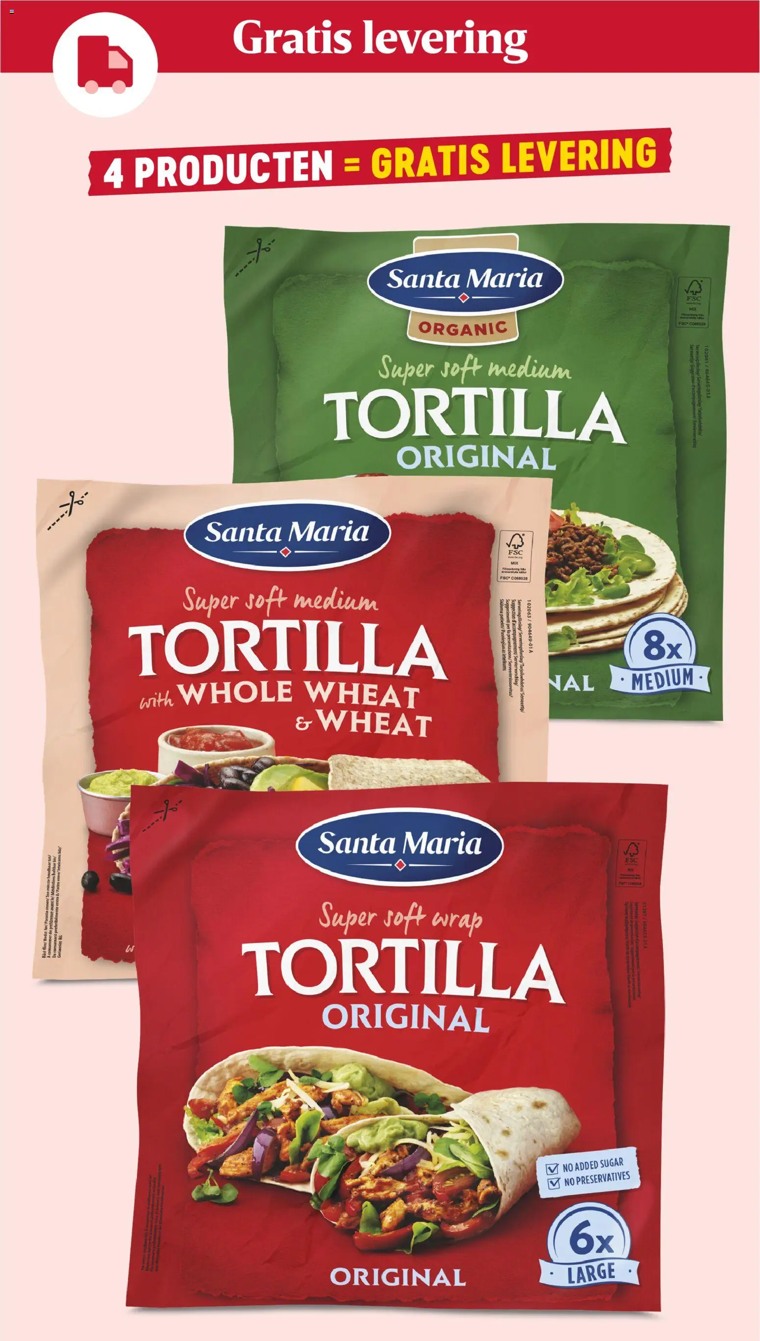 {H1} | Pagina: 2 | Producten: Tortilla, La