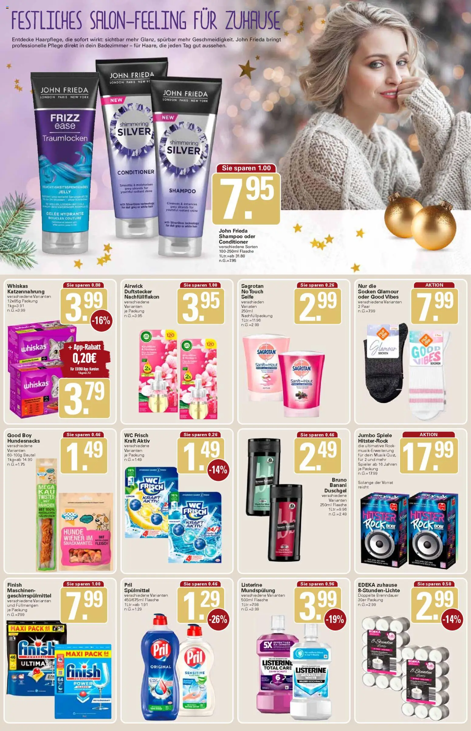 WEZ Prospekt – gültig ab 22.12.2025 | Seite: 15 | Produkte: Shampoo, Pril, Whiskas, Listerine