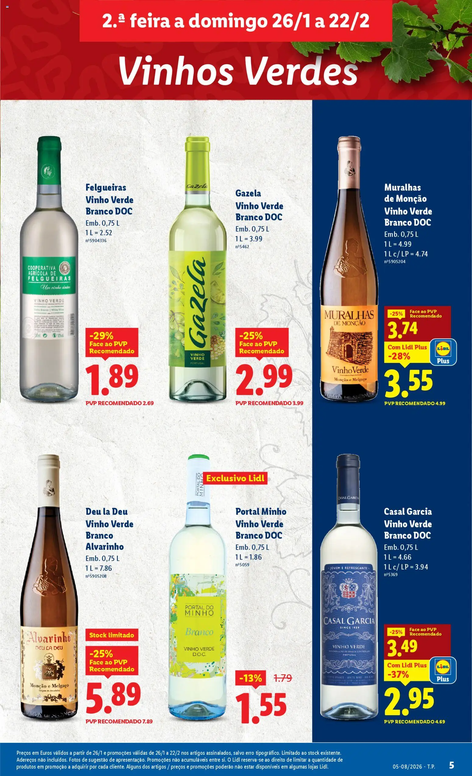 Lidl folheto │ válido de 26.01.2026 | Página: 5 | Produtos: Vinho