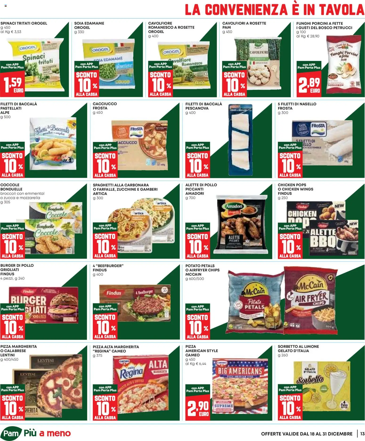 Volantino Panorama del 18.12.2025 | Pagina: 13 | Prodotti: Limone, Zucchine, Nasello, Emmental