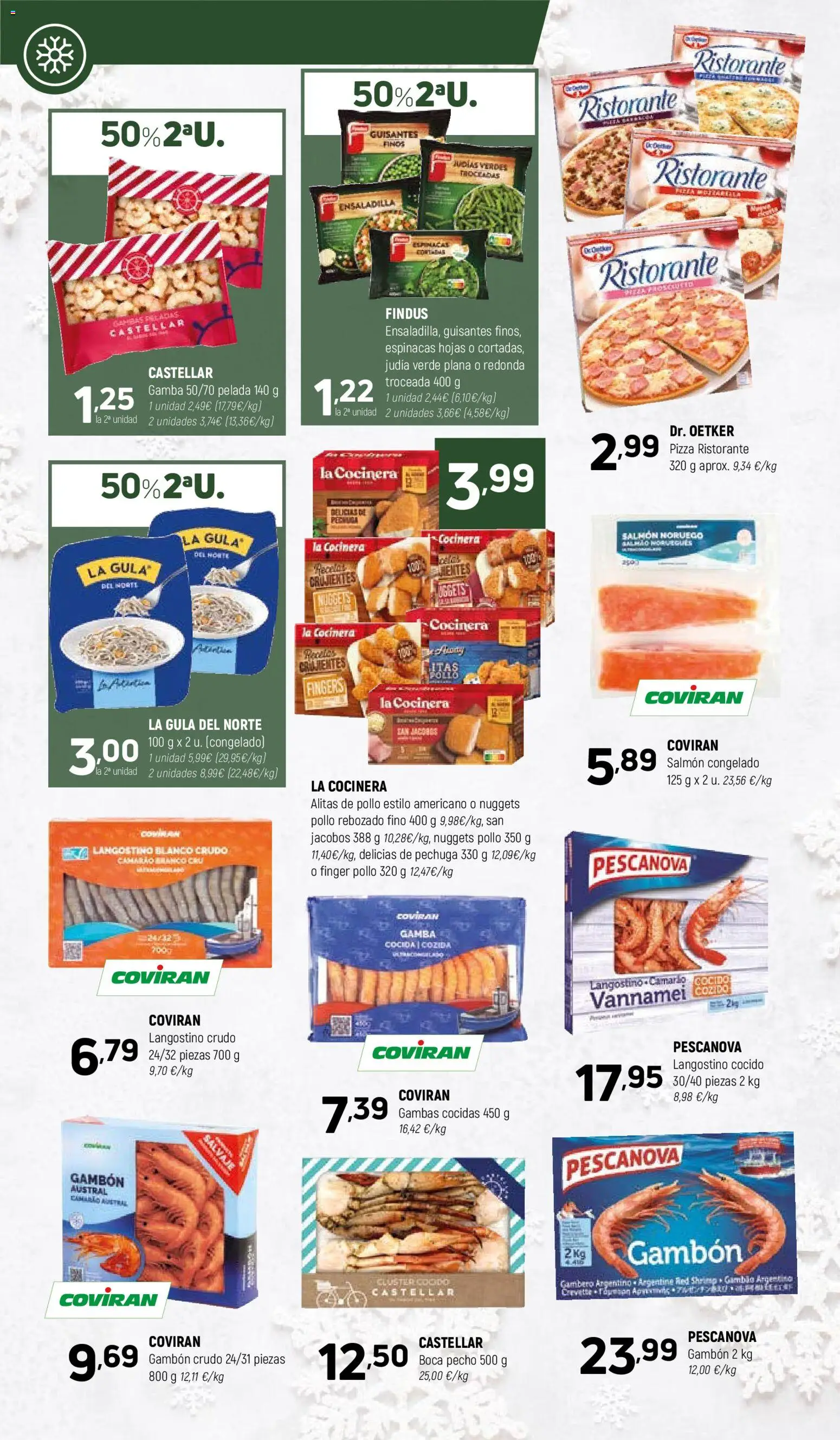 Coviran - Badajoz │ válido desde el 02.12.2025 | Página: 6 | Productos: Pizza, Πορσελάνη, Langostino, Gamba