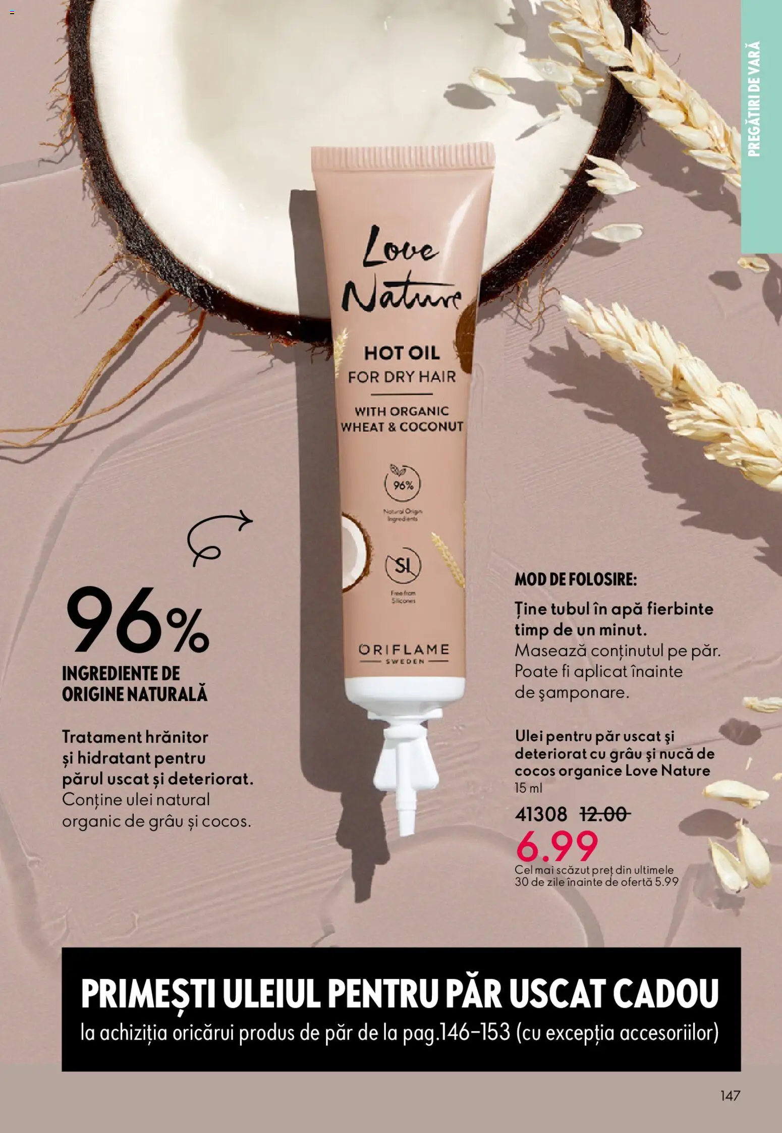 Noul catalog Oriflame – valabil de la 27.05.2026 | Pagină: 147 | Produse: Ulei, Apă
