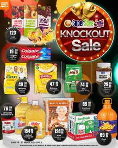 Super Save specials catalogue – valid from 24.03.2026 | Page: 2 | Products: Corn, Oil, Cream, Flakes