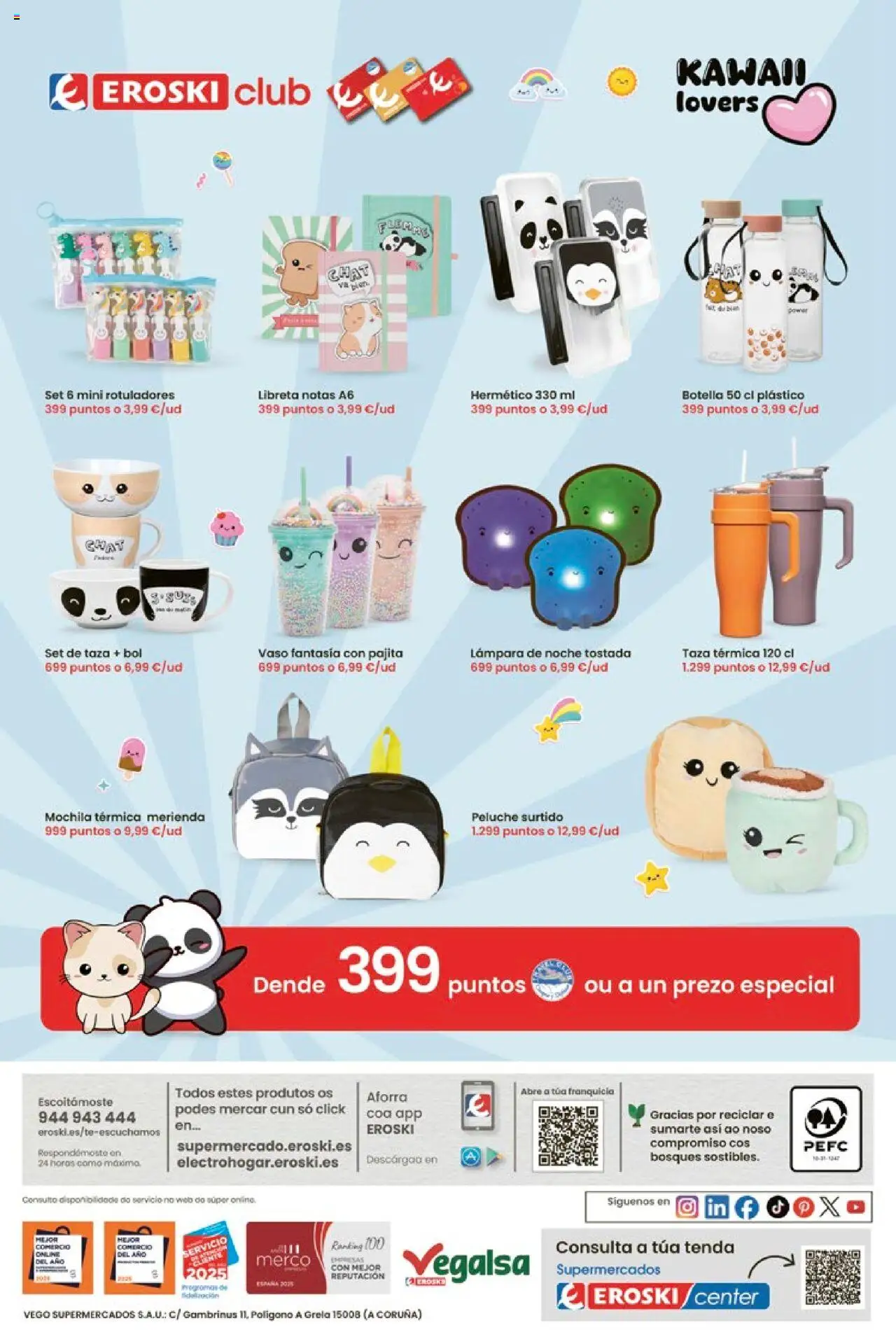 Eroski - Ofertón Center │ válido desde el 18.09.2025 | Página: 32 | Productos: Mochila, Lámpara
