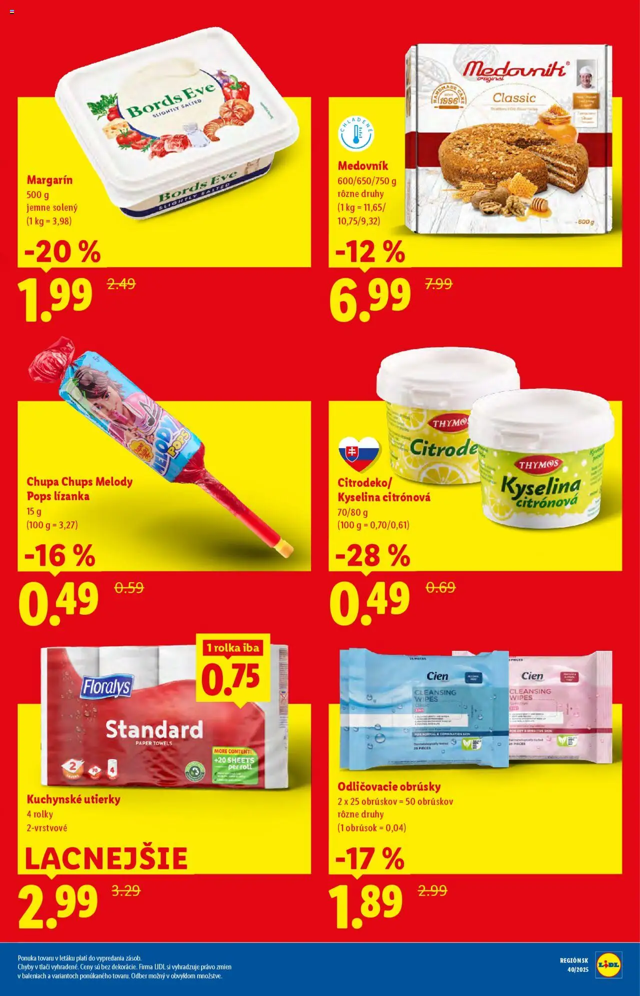 Nové Lidl akcie – leták je platný od 06.10.2025 | Strana: 3