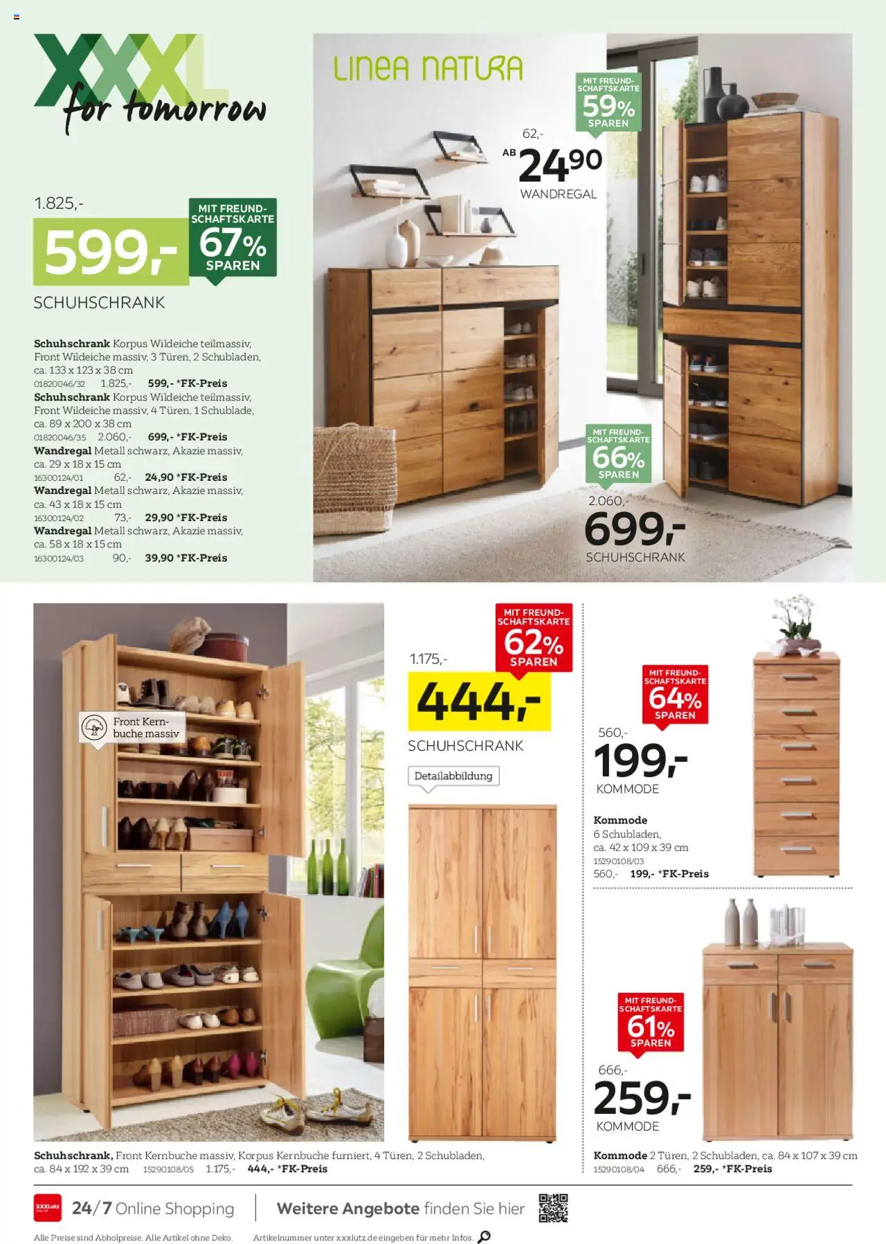 XXXL Lutz XORA Aufbewahrung, Stauraum & Dekoration - gültig ab dem 15.06.2025 | Seite: 4 | Produkte: Wandregal, Kommode