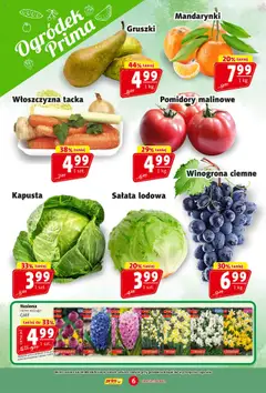 Prim Market Gazetka od 18.09.2025 | Strona: 6 | Produkty: Winogrona, Pomidory malinowe, Nasiona, Pomidory