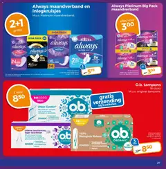 Trekpleister - Folder - Voorbeeld van een folder van Trekpleister, geldig van 11.11.2025 | Pagina: 27 | Producten: Kan, Parfum, Tampons