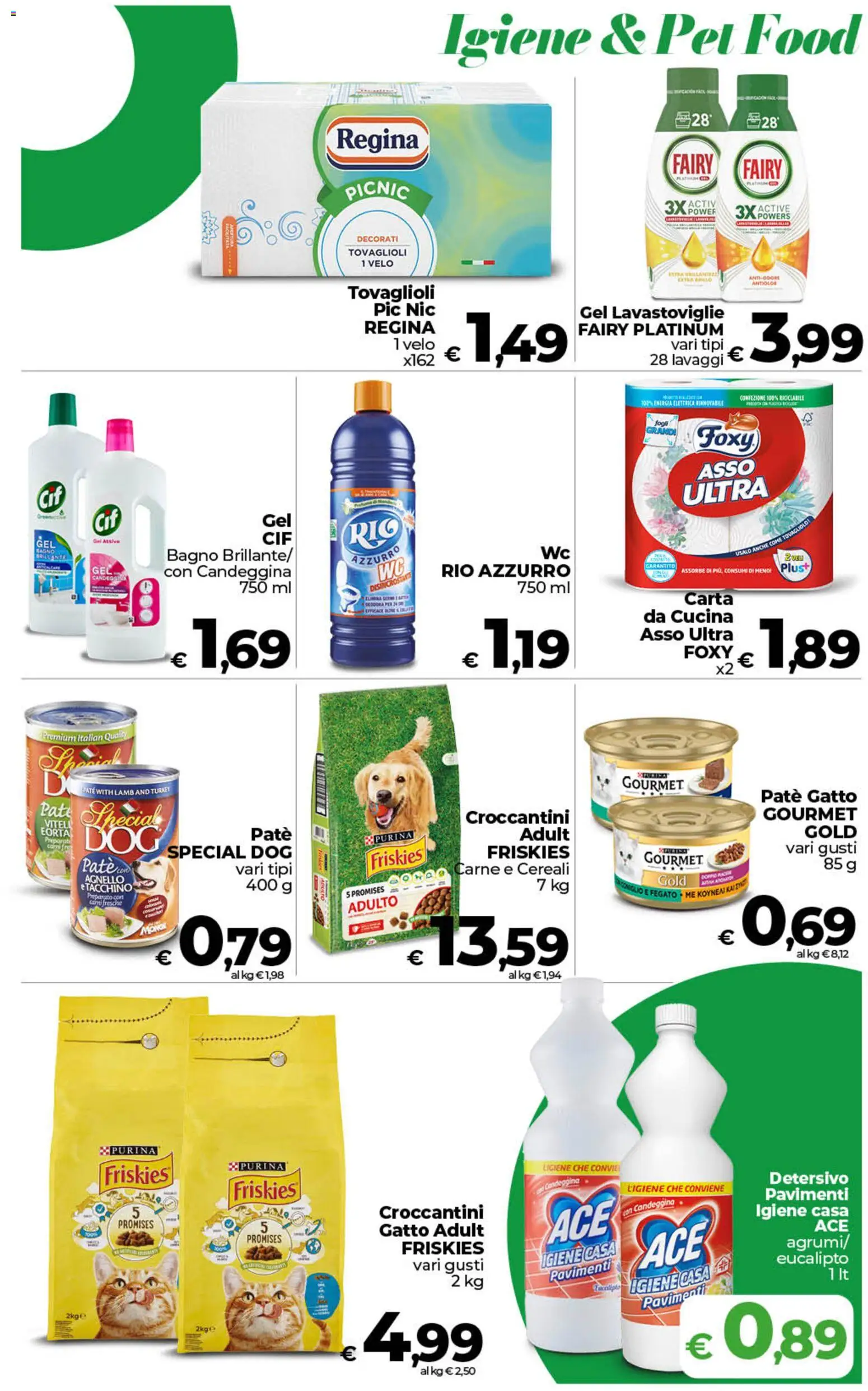 Volantino COOP del 06.03.2026 | Pagina: 20 | Prodotti: Cereali, Candeggina, Lavastoviglie, Agnello
