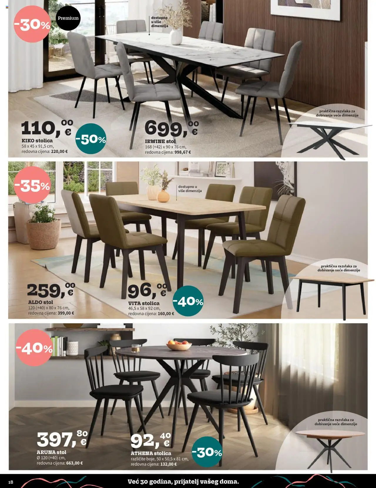 Prima katalog | vrijedi od 01.10.2025 | Stranica: 18 | Proizvodi: Stol, Stolica