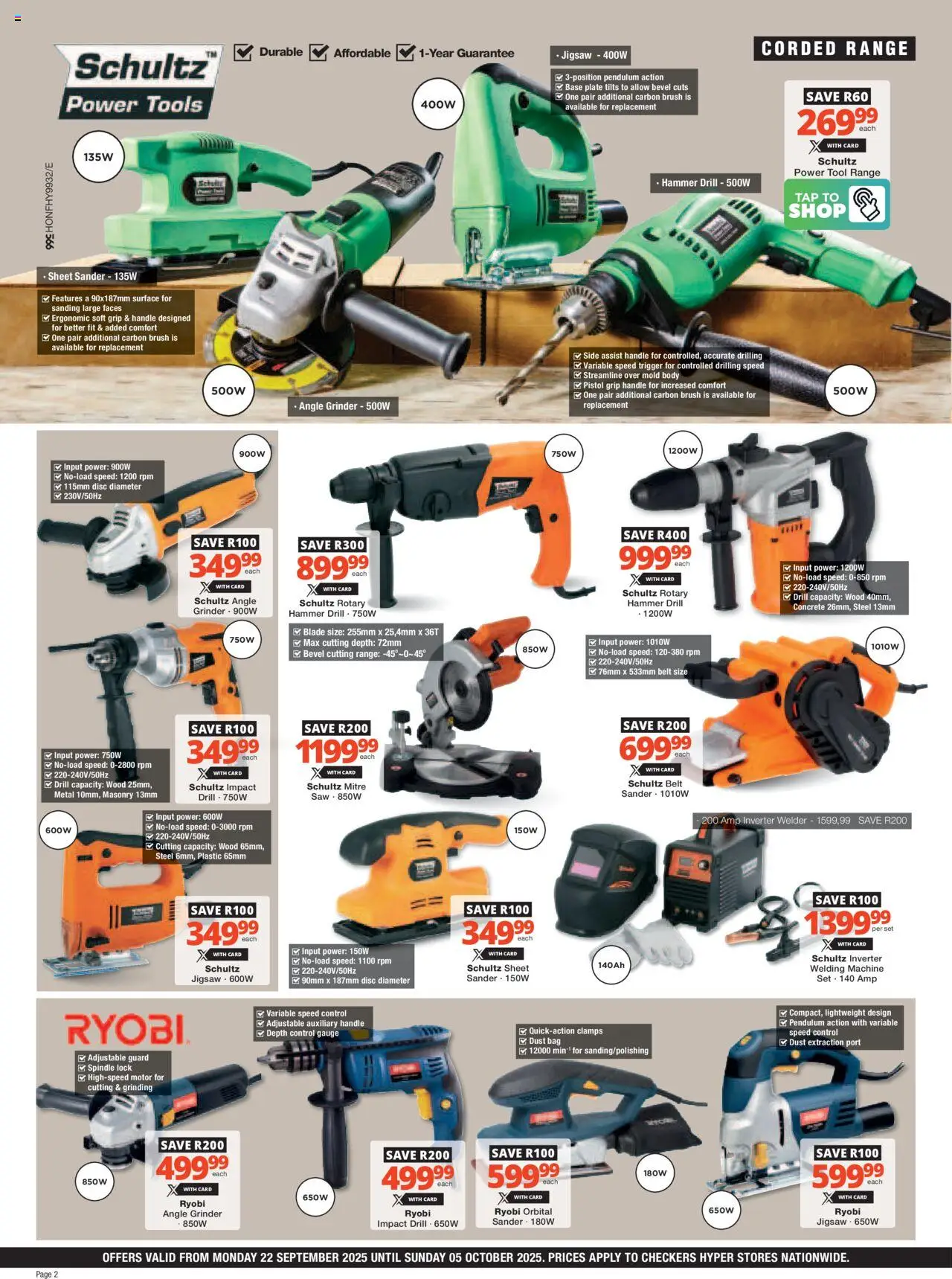 New Checkers catalogue – valid from 22.09.2025 | Page: 2 | Products: Belt, Plate, Lock, Tap