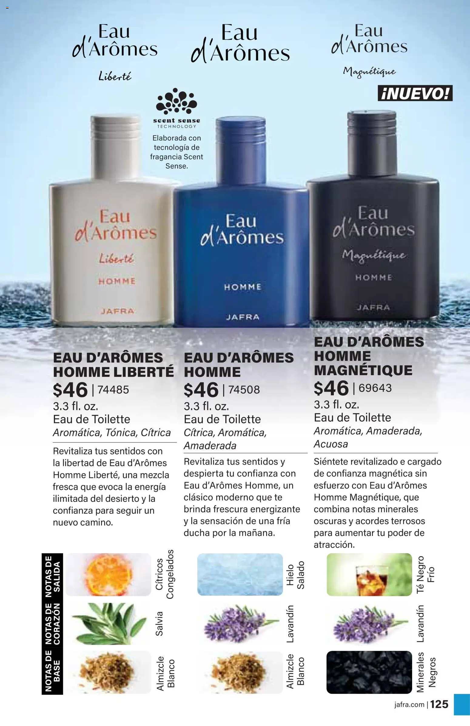 JAFRA - Catálogo de productos Primavera/Verano 2026 │ válido desde el 01.02.2026 | Página: 125 | Productos: Fragancia, Eau de toilette, Té, Ducha