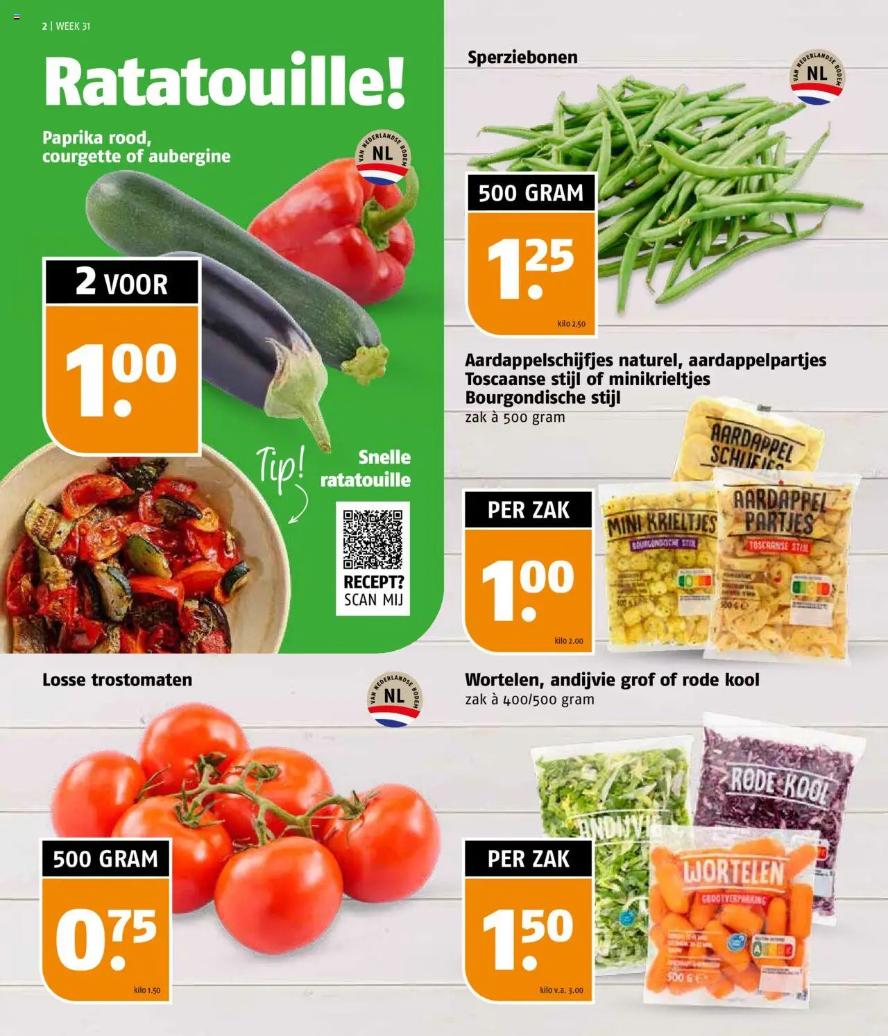 | Pagina: 2 | Producten: Kool, Wortelen, Kész piskótalap, Antipasti
