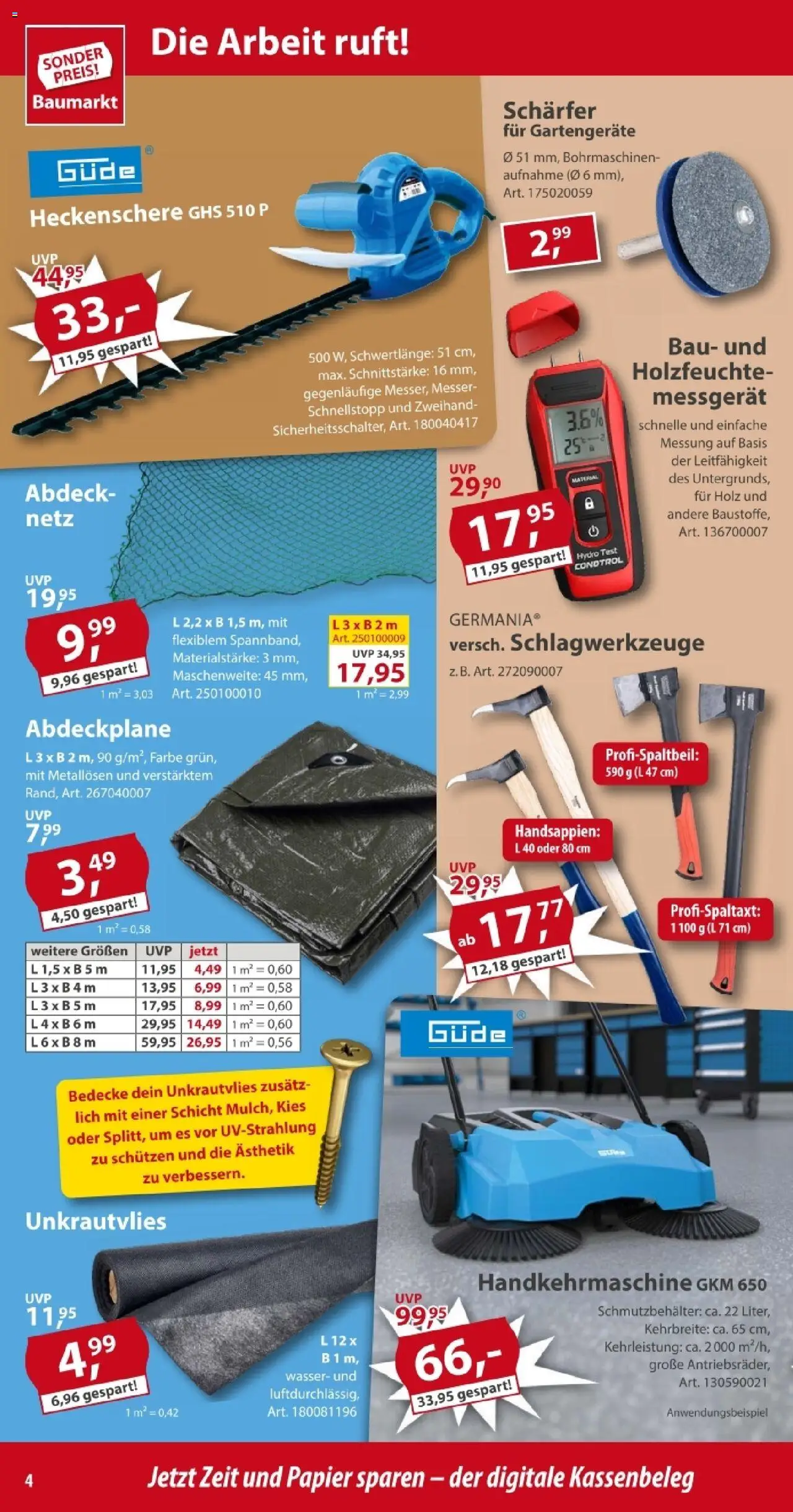 Sonderpreis Baumarkt Prospekt 	 - gültig ab dem 02.08.2025 | Seite: 4 | Produkte: Wasser