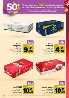 Vista previa Carrefour folleto válido desde el 29.12.2025 | Página: 43 | Productos: Cerveza, Té