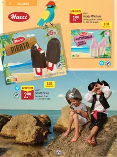 Gelado Milkshake, Sortido: pack de 6 x 60 ml; L = 5.53; 360 ml pack │ válido de 09.06.2025 | Página: 34 | Produtos: Gelado