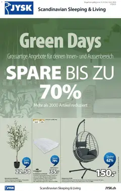 JYSK aktionen ab 31.03.2026 gültig