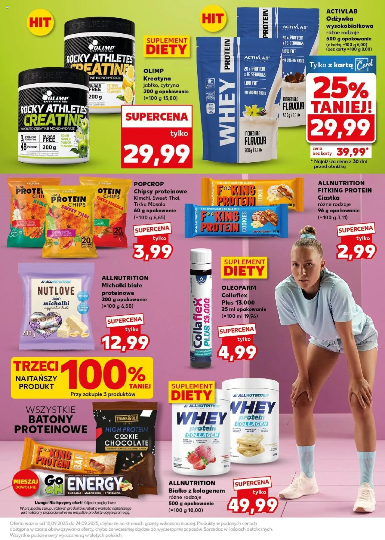 Kaufland gazetka - Super Sobota od 20.09.2025 | Strona: 17 | Produkty: Karta, Chipsy, Tikka masala, Odżywka