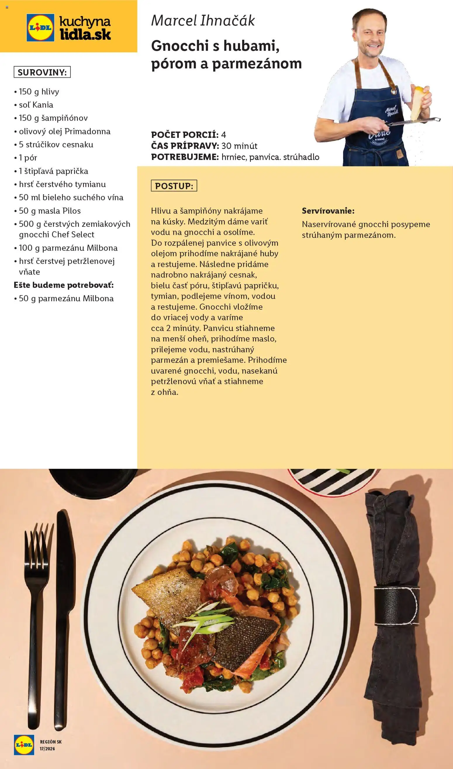 Nové Lidl akcie – leták je platný od 20.04.2026 | Strana: 96 | Produkty: Kuchyňa, Parmezán, Olivový olej, Soľ