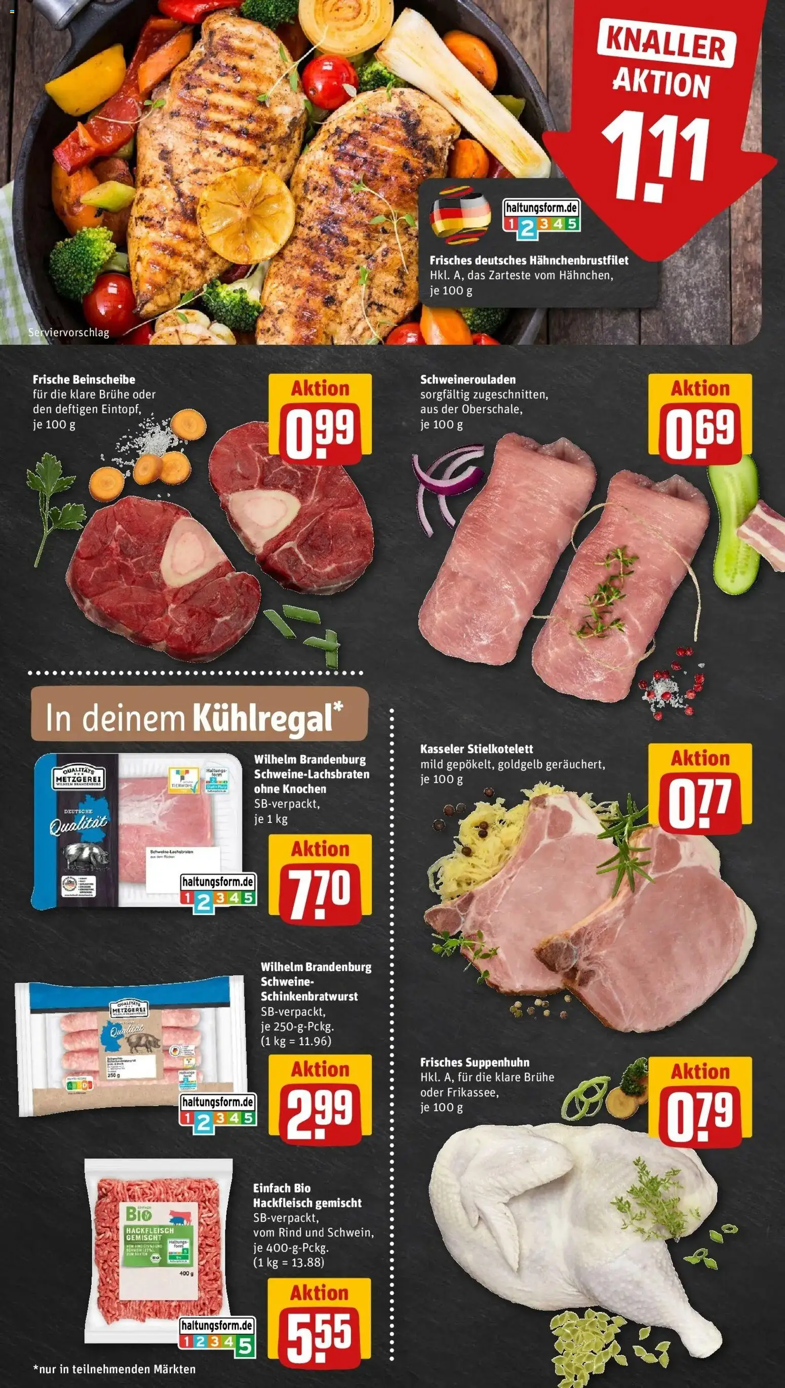 Rewe prospekt Gevelsberg	 – gültig ab 09.02.2026 | Seite: 6 | Produkte: Hackfleisch