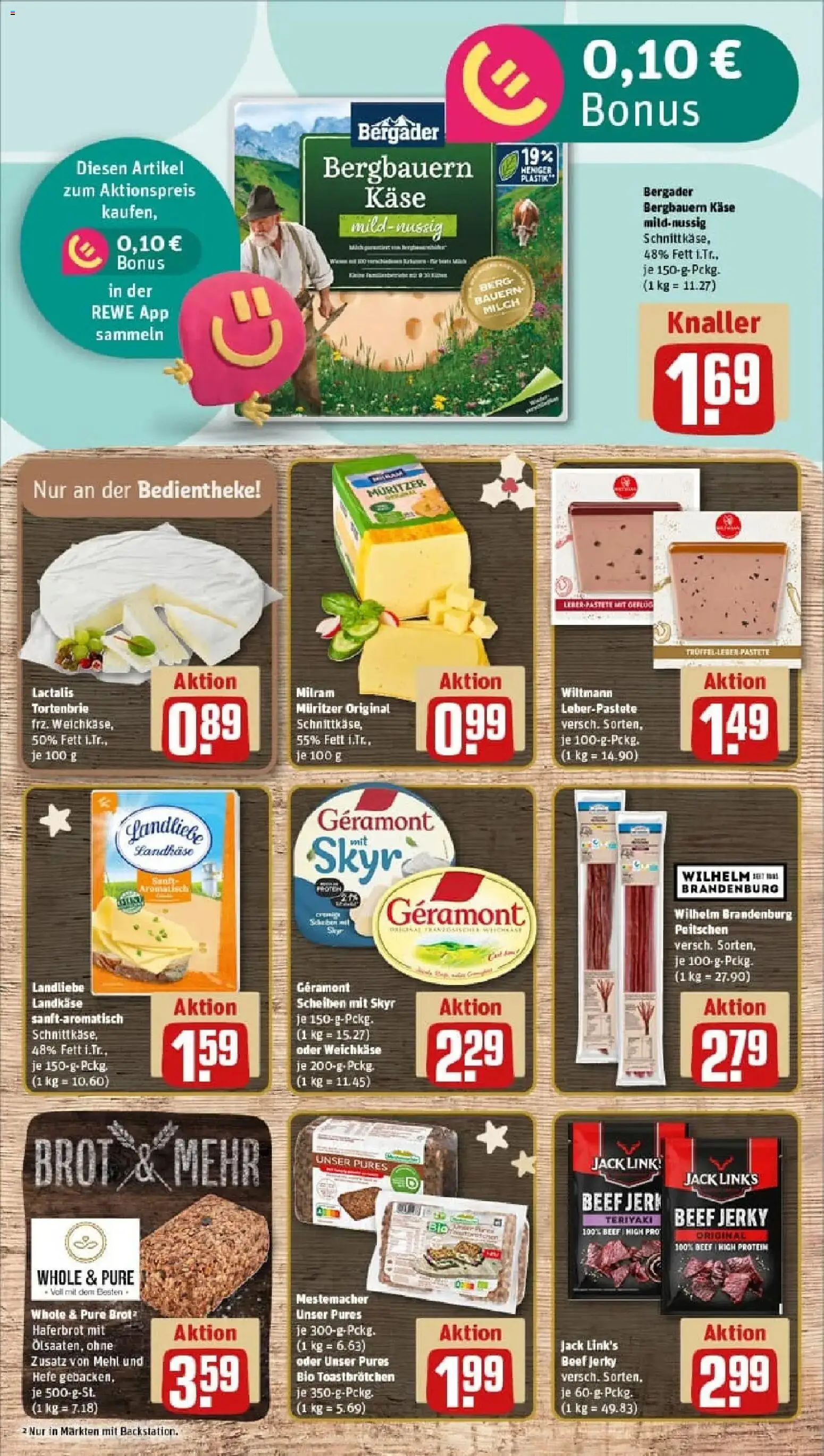 Rewe prospekt Langen (Hessen)	 – gültig ab 23.11.2025 | Seite: 11 | Produkte: Geramont, Käse, Skyr, Brot