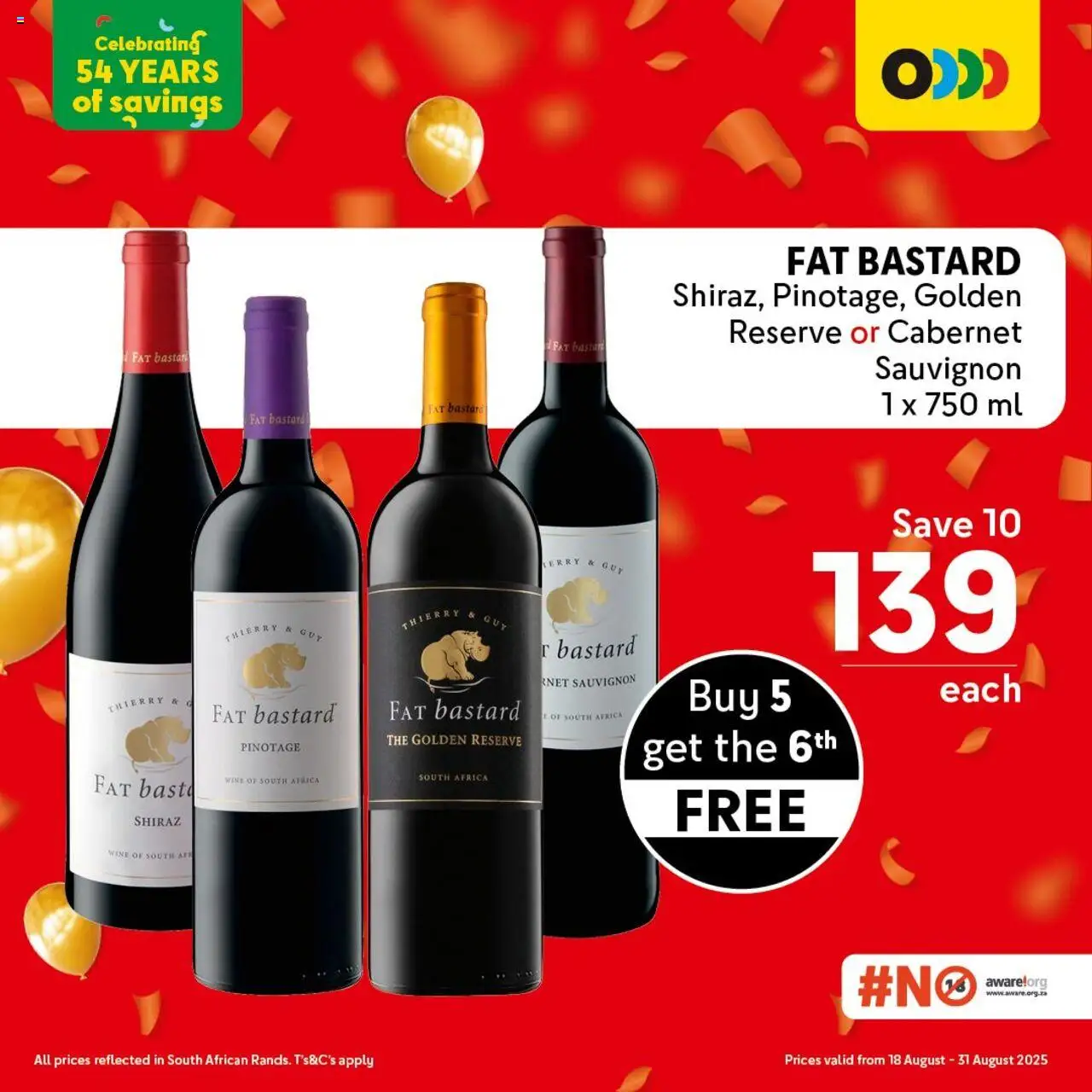Makro Birthday Deals Wine Extra │ valid from 18.08.2025 | Page: 5 | Products: Wine