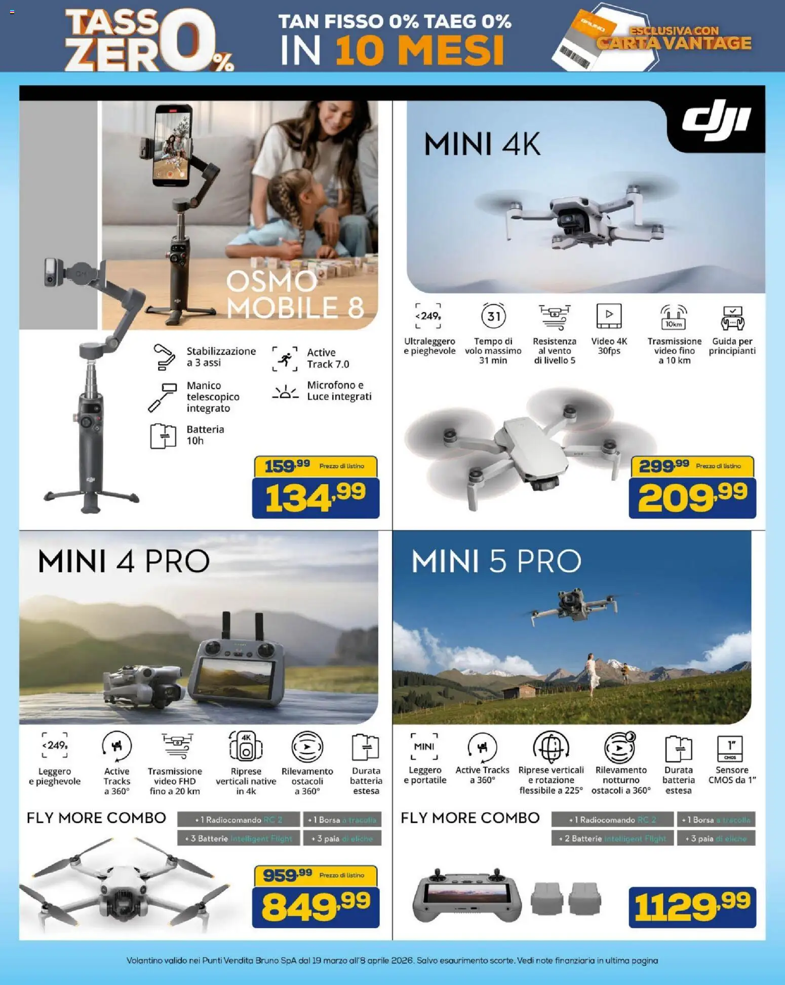 Volantino BRUNO del 19.03.2026 | Pagina: 36 | Prodotti: Video, Microfono, Borsa, Batteria