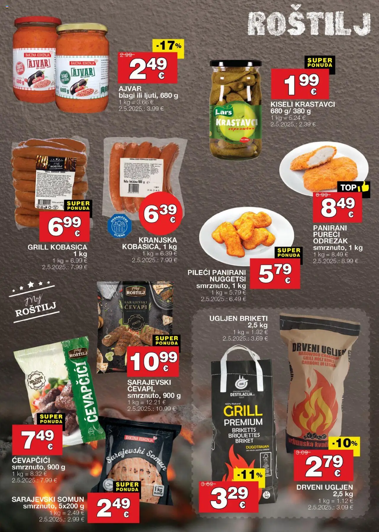Stanić Diskont katalog | vrijedi od 07.08.2025 | Stranica: 3 | Proizvodi: Somun, Ajvar, Kobasica, Kuhinja
