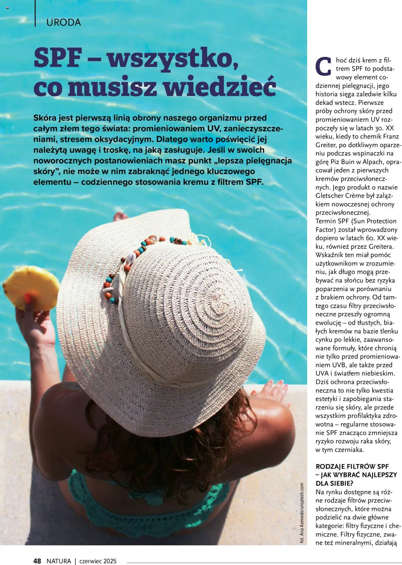 Drogerie Natura Gazetka - Magazyn Klubu Natura 06 od 01.06.2025 | Strona: 48 | Produkty: Róż, Krem