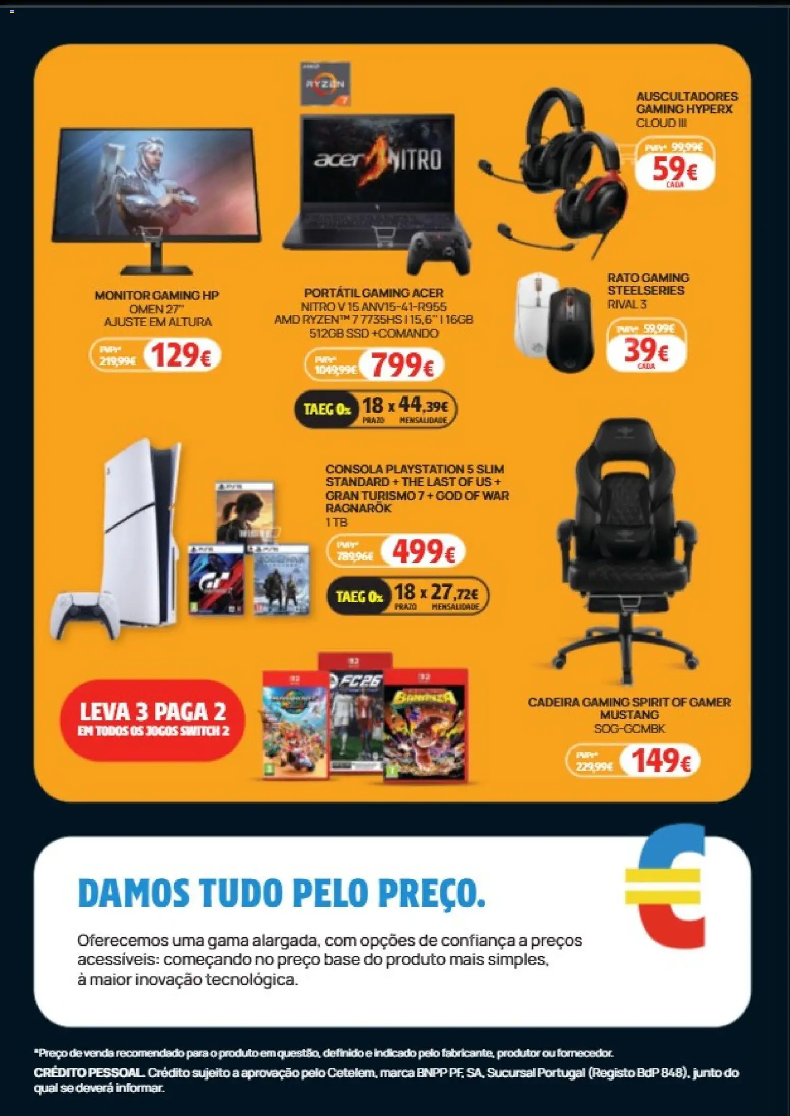 Darty - Black Friday │ válido de 28.11.2025 | Página: 10 | Produtos: Playstation, Jogos, Base, Cadeira