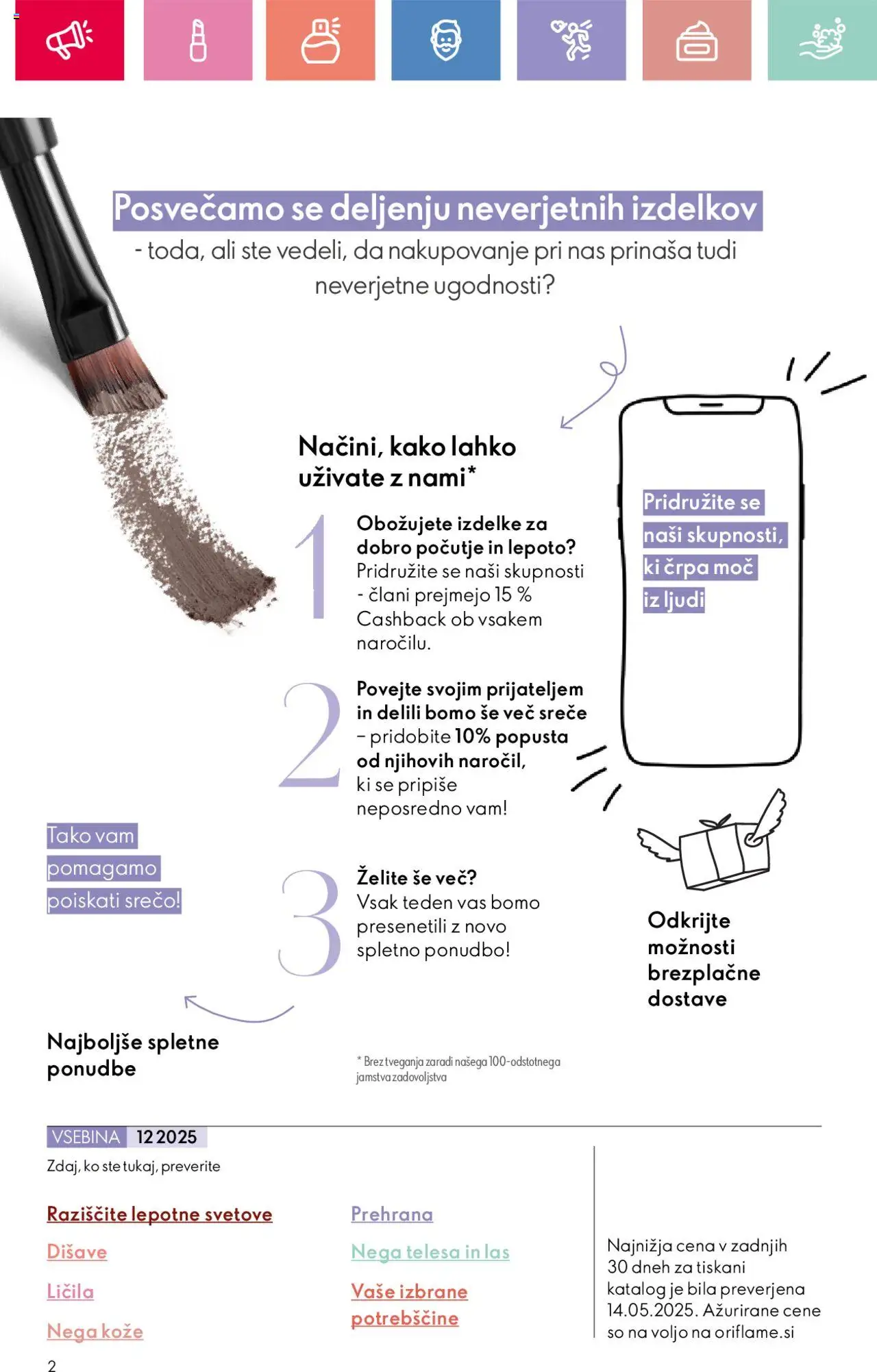 Oriflame katalog 12 │ velja od 24.08.2025 | Stran: 2 | Izdelki: Licila
