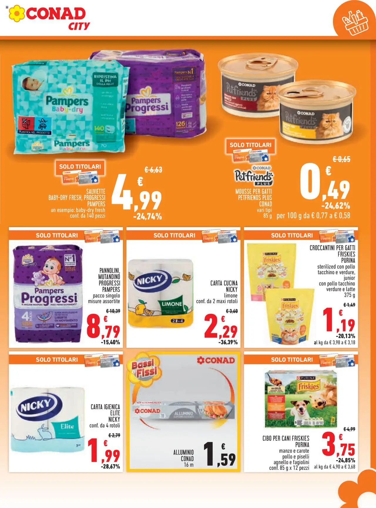 Volantino Conad del 09.10.2025 | Pagina: 13 | Prodotti: Verdure, Tacchino, Latte, Piselli