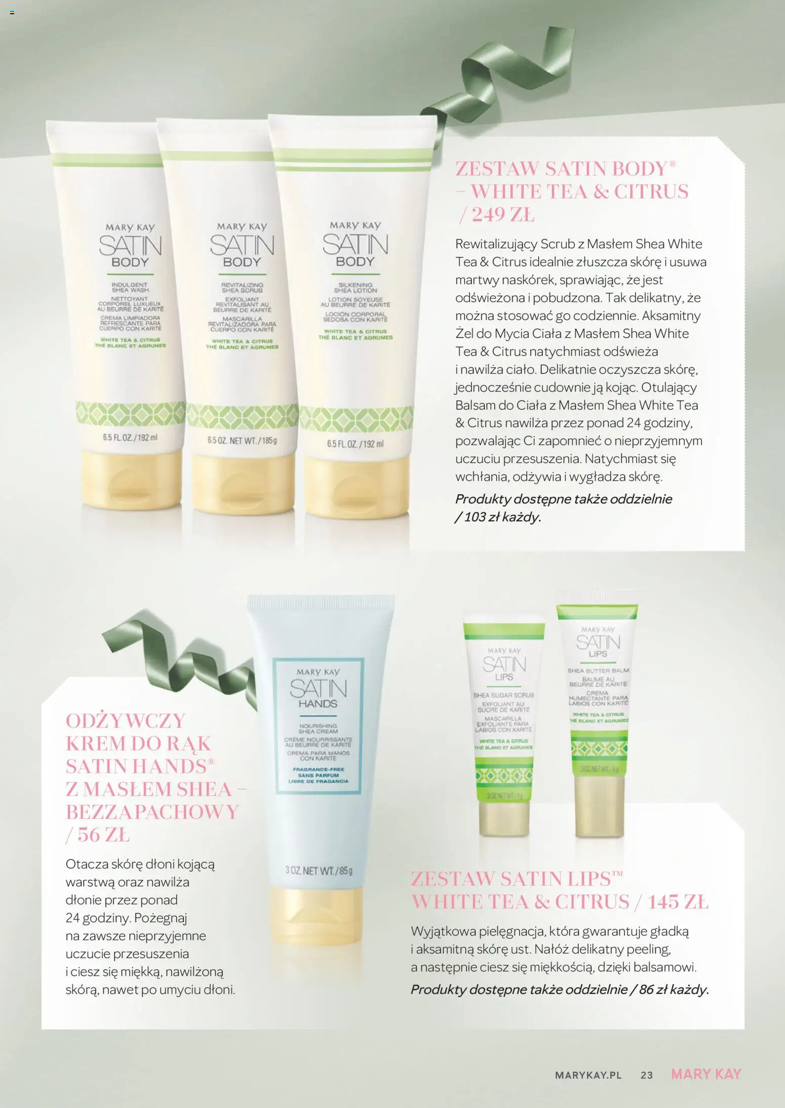 Mary Kay Katalog od 16.01.2026 | Strona: 23 | Produkty: Body, Krem do rąk, Krem, Lotion