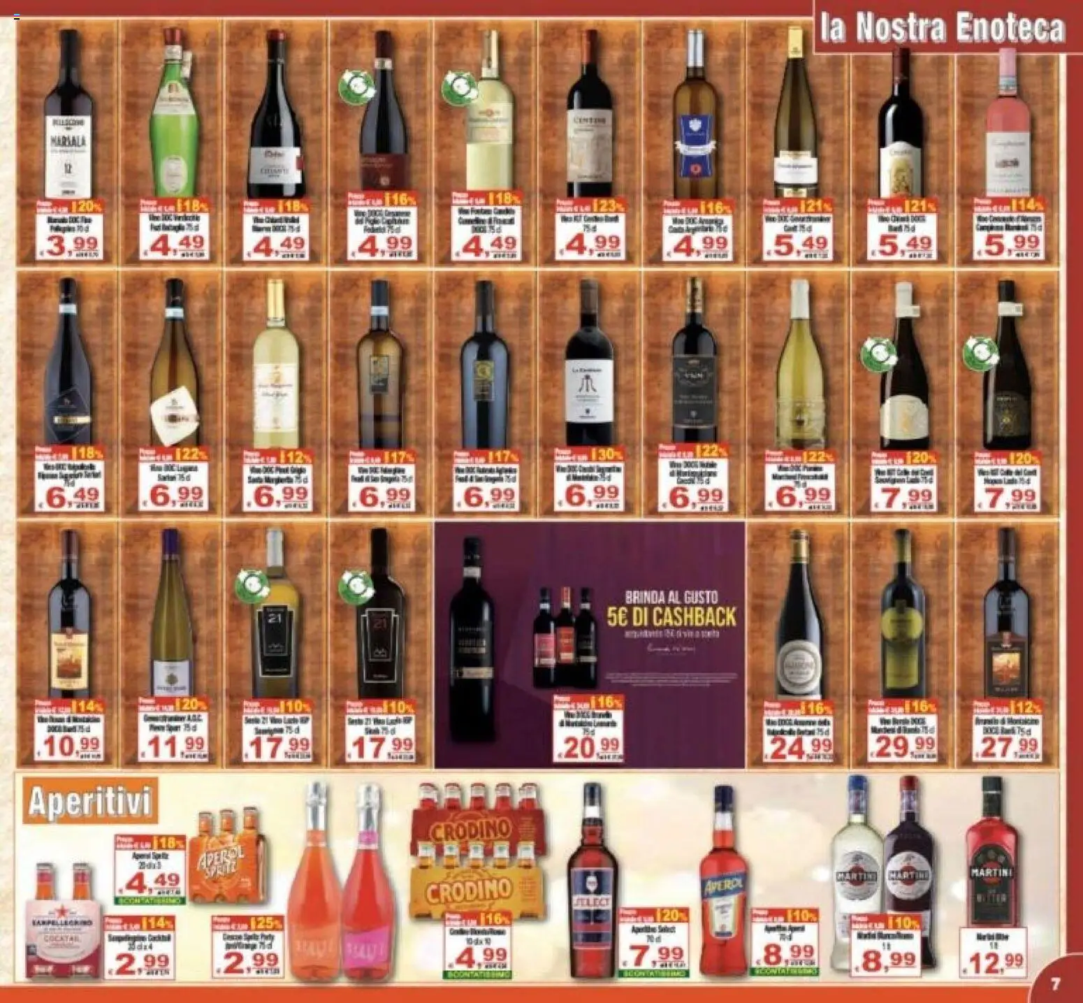 Volantino CTS del 27.03.2026 | Pagina: 7 | Prodotti: Enoteca, Aperol
