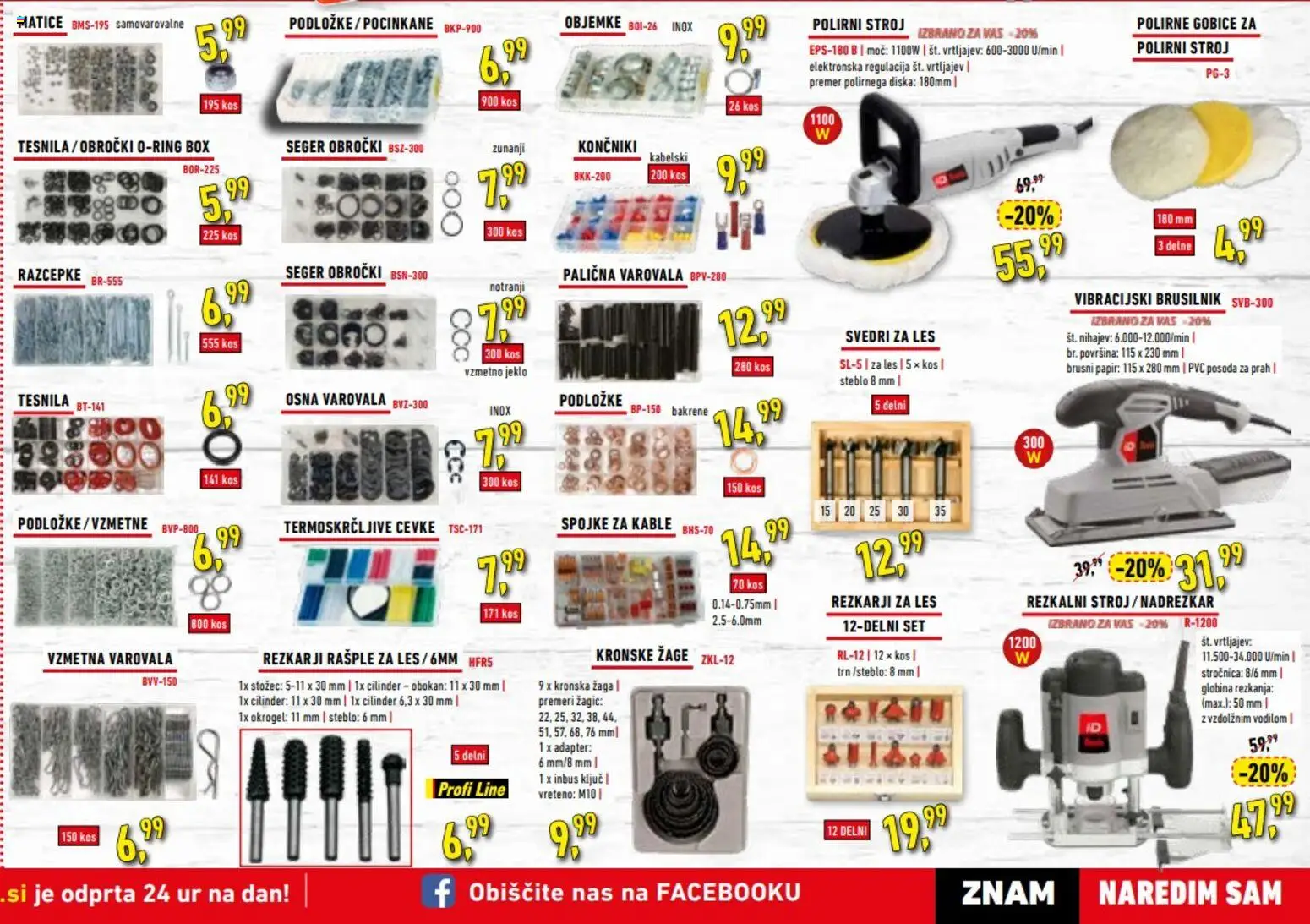 Novi Inter Diskont katalog ponudbe – veljaven od 31.03.2026 | Stran: 3 | Izdelki: Adapter, Kos, Gobice, Svedri