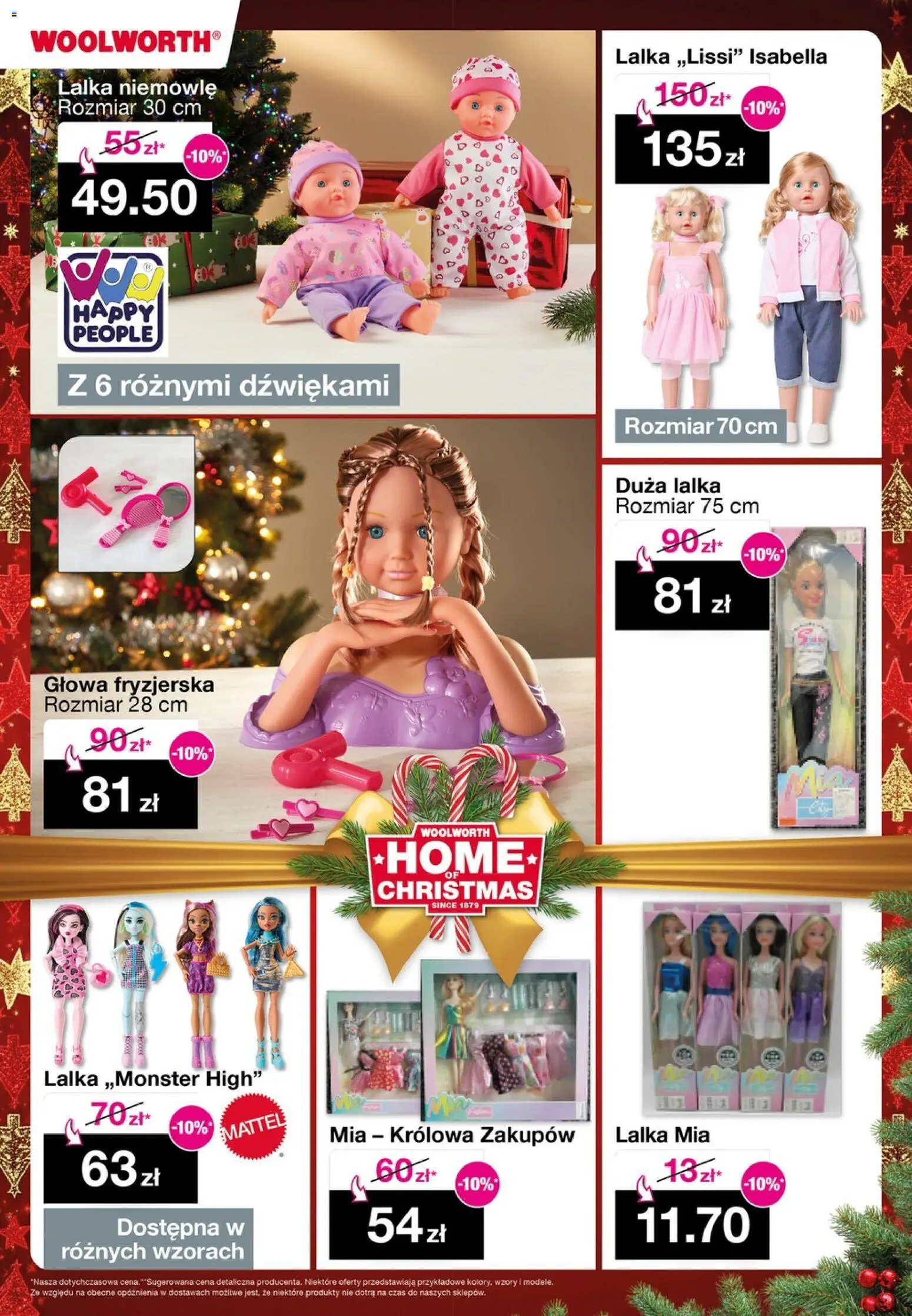 Woolworth Gazetka - Katalog świąteczny od 21.11.2025 | Strona: 92 | Produkty: Lalka