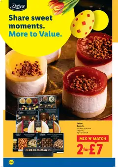 Preview of Lidl - Easter valid from 02.04.2026 | Page: 18 | Products: Sauce, Cheesecake, Chocolate, Cream