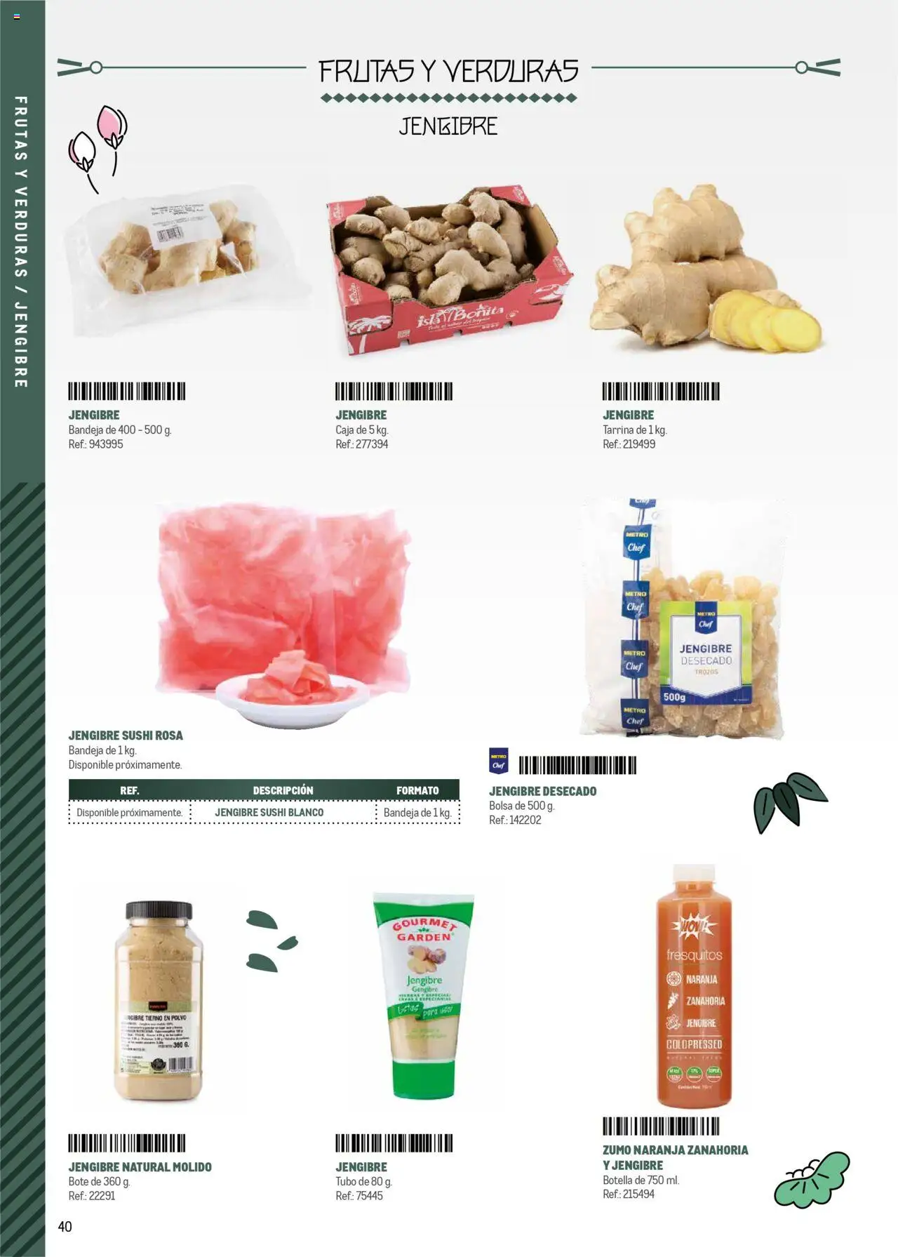 Makro - Cocina fusión asiática Canarias │ válido desde el 04.06.2025 | Página: 40 | Productos: Zanahoria, Ροζ πιπέρι, Σιδερώστρα, Caja