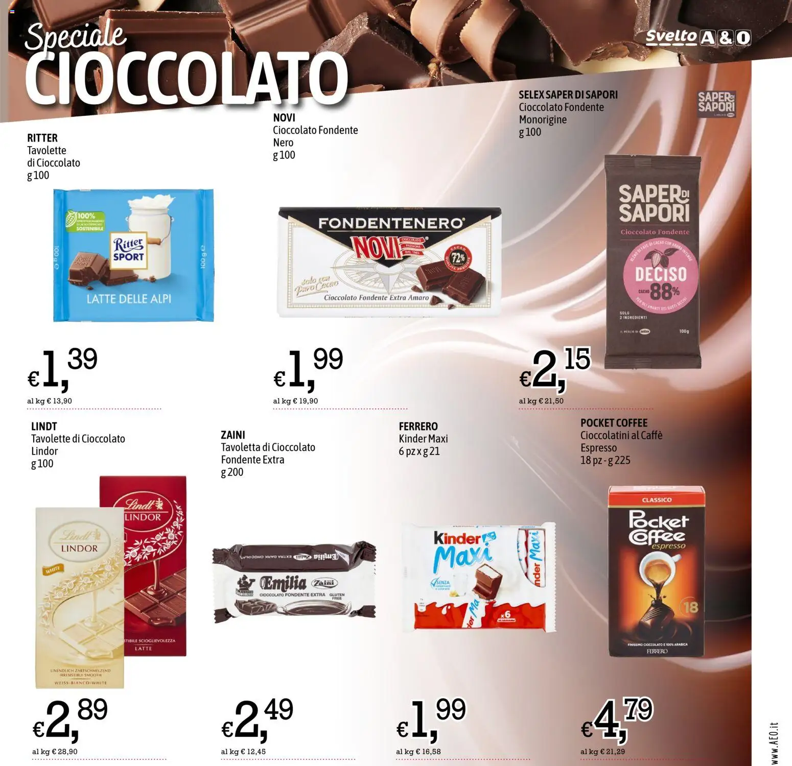 Volantino A&O del 13.11.2025 | Pagina: 5 | Prodotti: Caffè, Latte, Cacao, Amaro