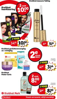 Kruidvat mascara Tubing, Extreme wear tubing mascara, easy wash off. - Voorbeeld van een folder van Kruidvat, geldig van 24.03.2026 | Pagina: 5 | Producten: Mascara, Shampoo, Kan