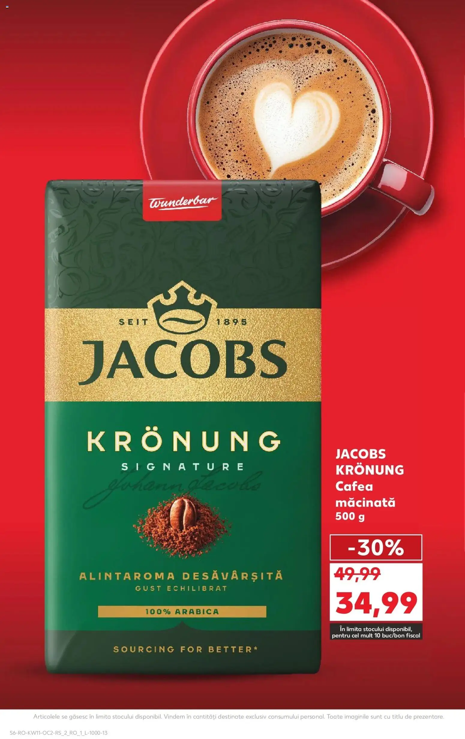 Noul catalog Kaufland – valabil de la 11.03.2026 | Pagină: 6 | Produse: Köpek çiti, Cafea