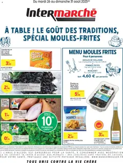 Intermarché - Prévisualisation de Intermarché catalogue de moules frites valide à partir de 26.08.2025