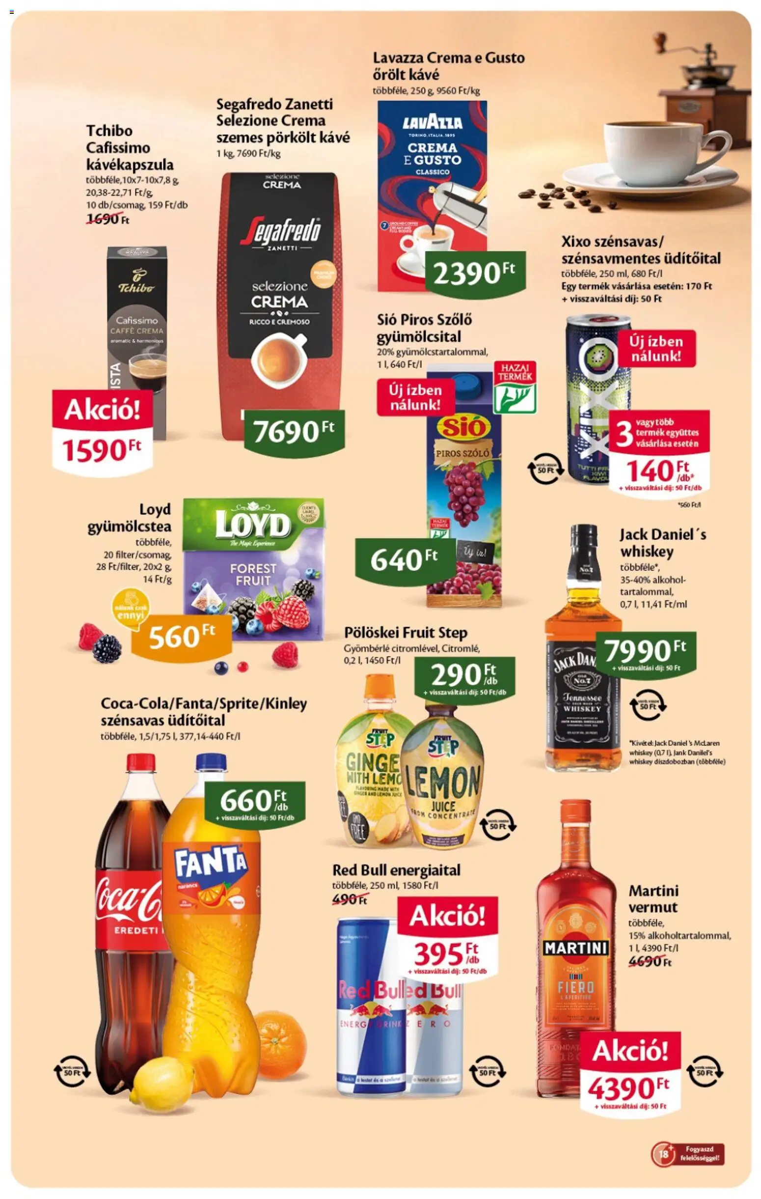 EcoFamily akciós ujság - amely érvényes a következő dátumtól: 05.02.2026 | Oldal: 6 | Termékek: Alkohol, Whiskey, Kávé, Narancs