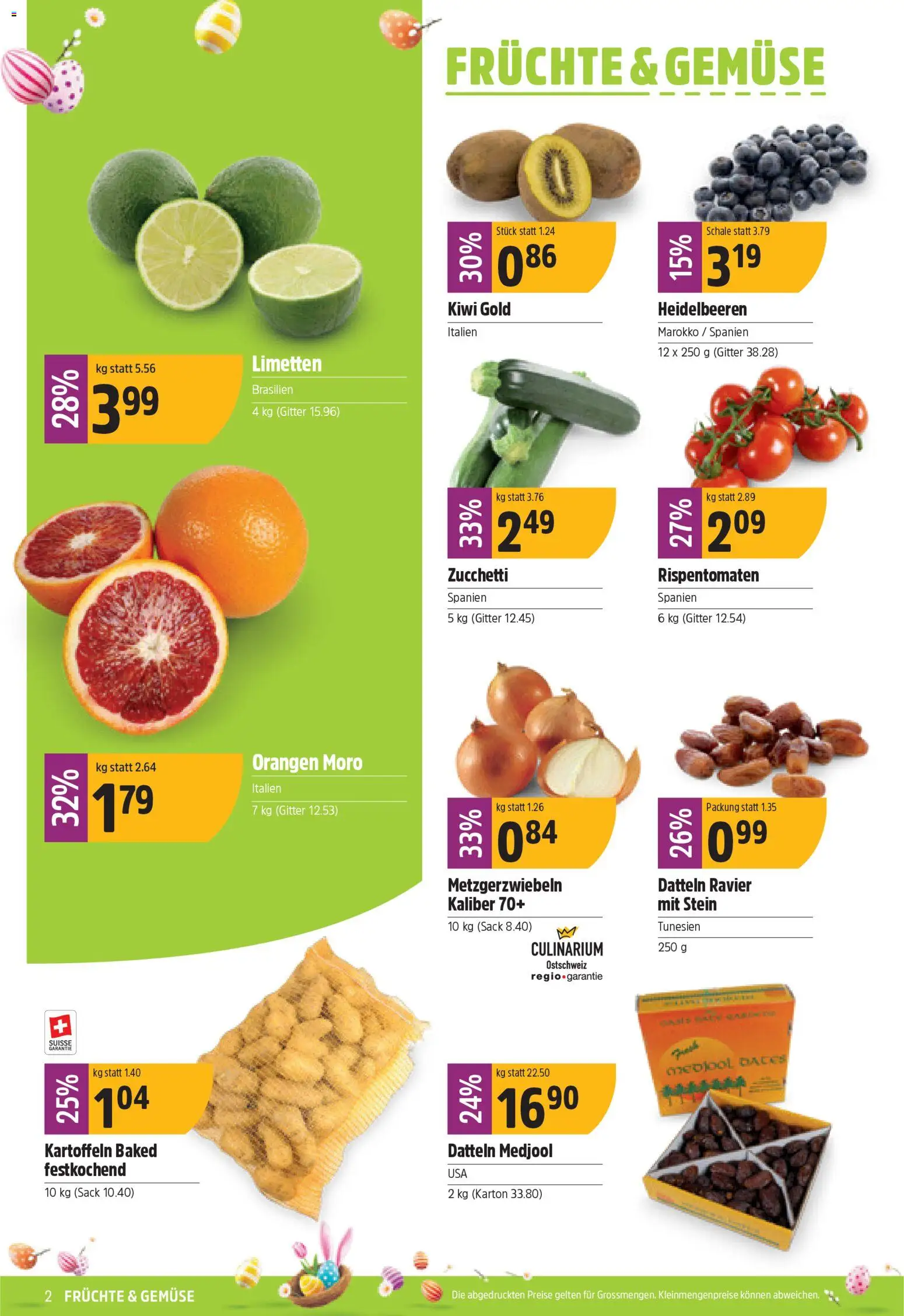 TopCC Aktionen – gültig ab 02.03.2026 | Seite: 2 | Produkte: Orangen, Kartoffeln, Kiwi, Früchte