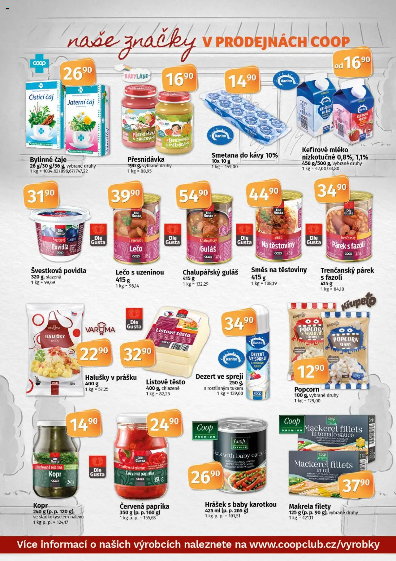 Coop leták - Tuty od 24.09.2025 | Strana: 9 | Produkty: Smetana, Smetana do kávy, Popcorn, Těsto
