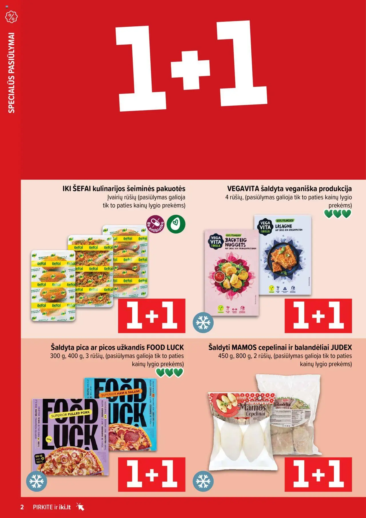 IKI akcijos nuo 15.09.2025 | Puslapis: 2 | Prekių: Pica