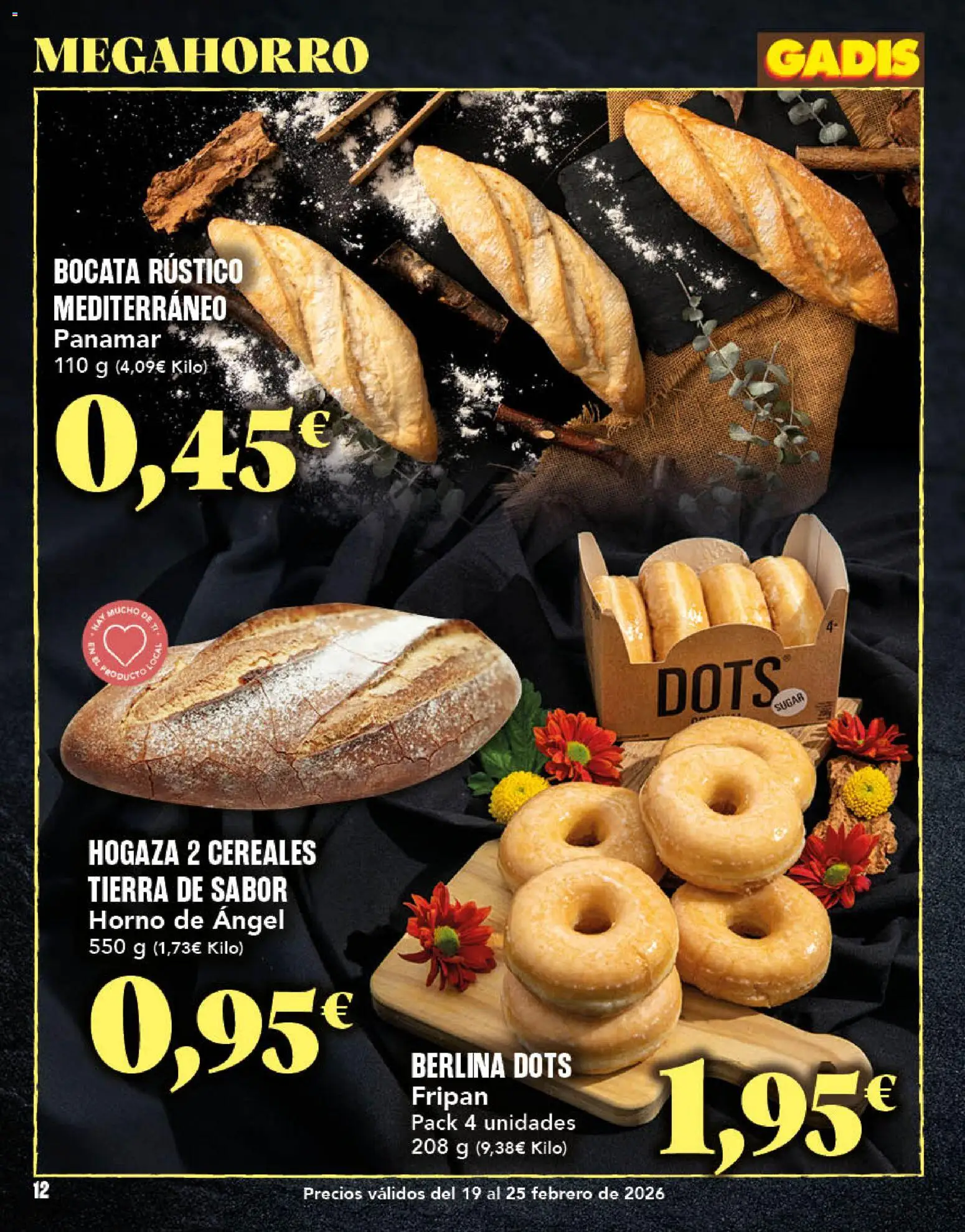 Gadis - folleto │ válido desde el 19.02.2026 | Página: 12 | Productos: Cereales, Horno