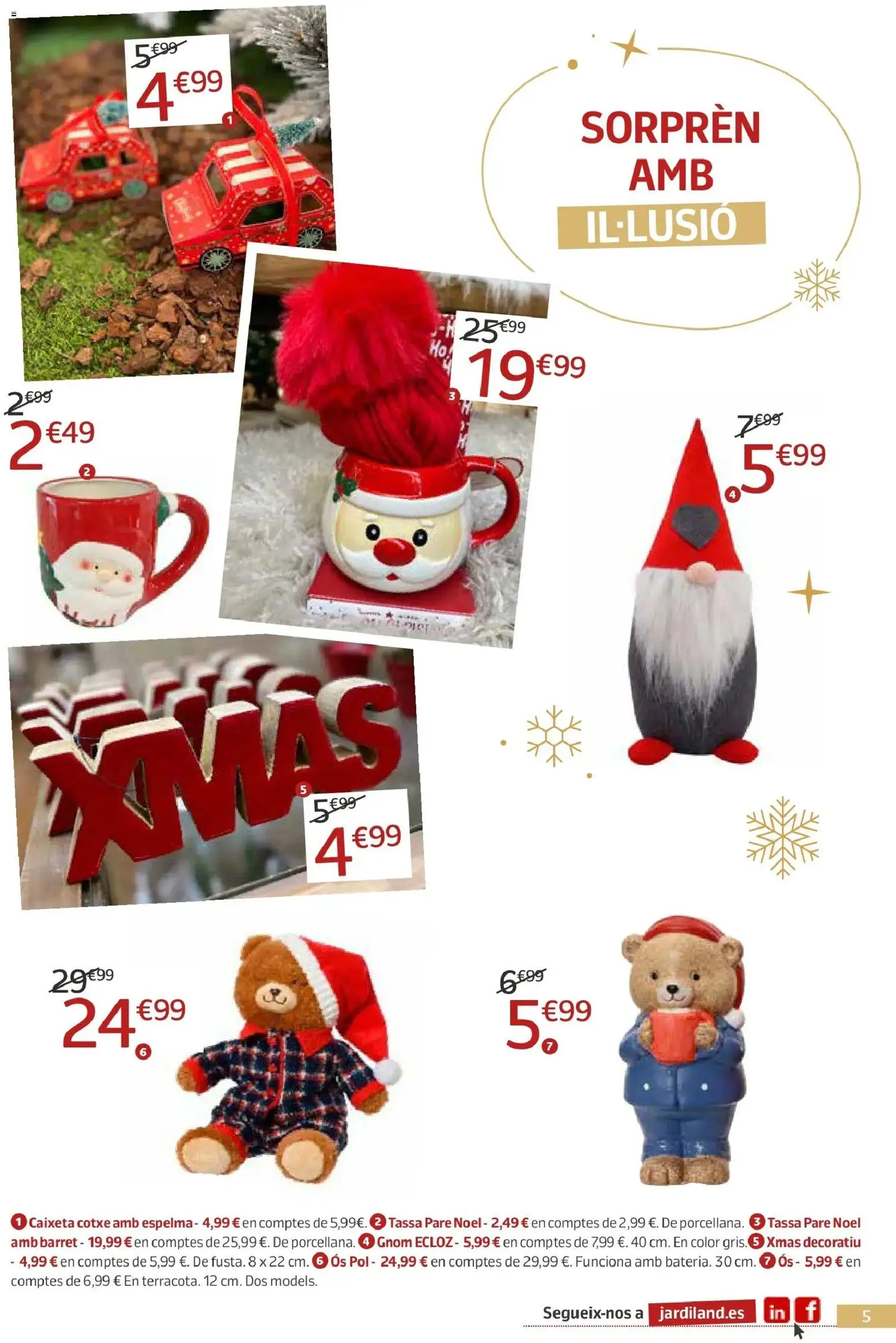 Jardiland - DEIXA QUE LA MÀGIA T’ENVOLTI, ÉS NADAL! │ válido desde el 19.11.2025 | Página: 5