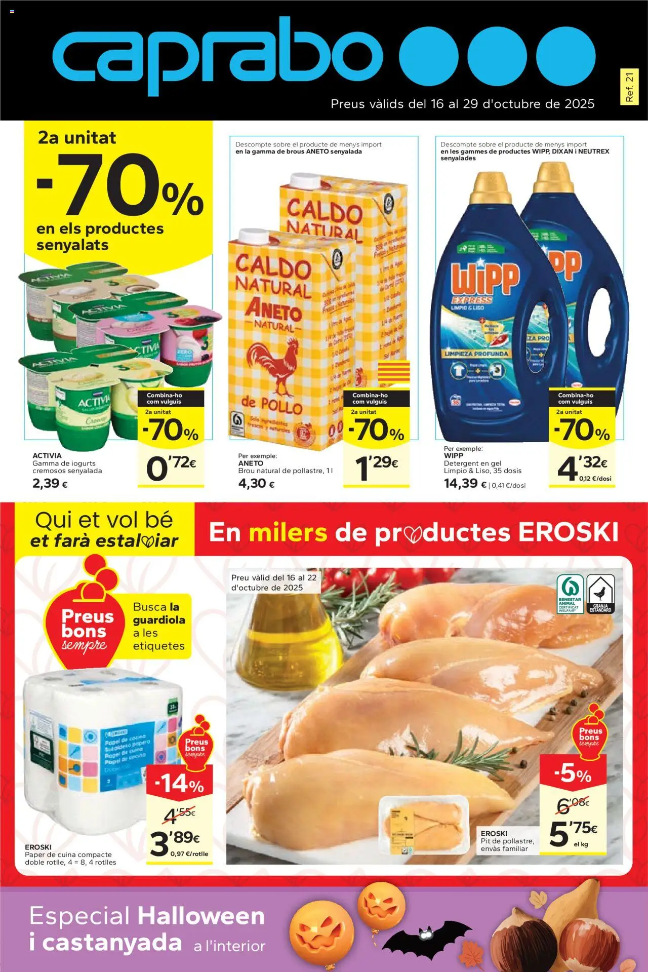 Caprabo folleto │ válido desde el 16.10.2025 | Página: 1 | Productos: Κρεμάστρα