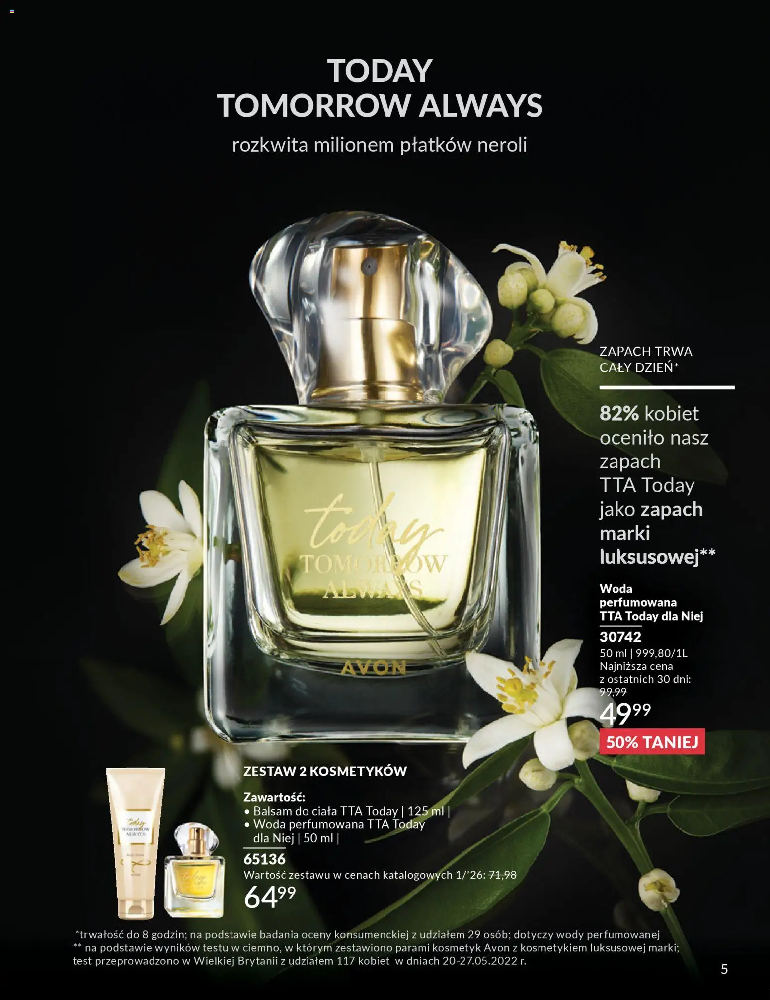 Avon Katalog 1 2026 od 01.01.2026 | Strona: 5 | Produkty: Zapach, Woda